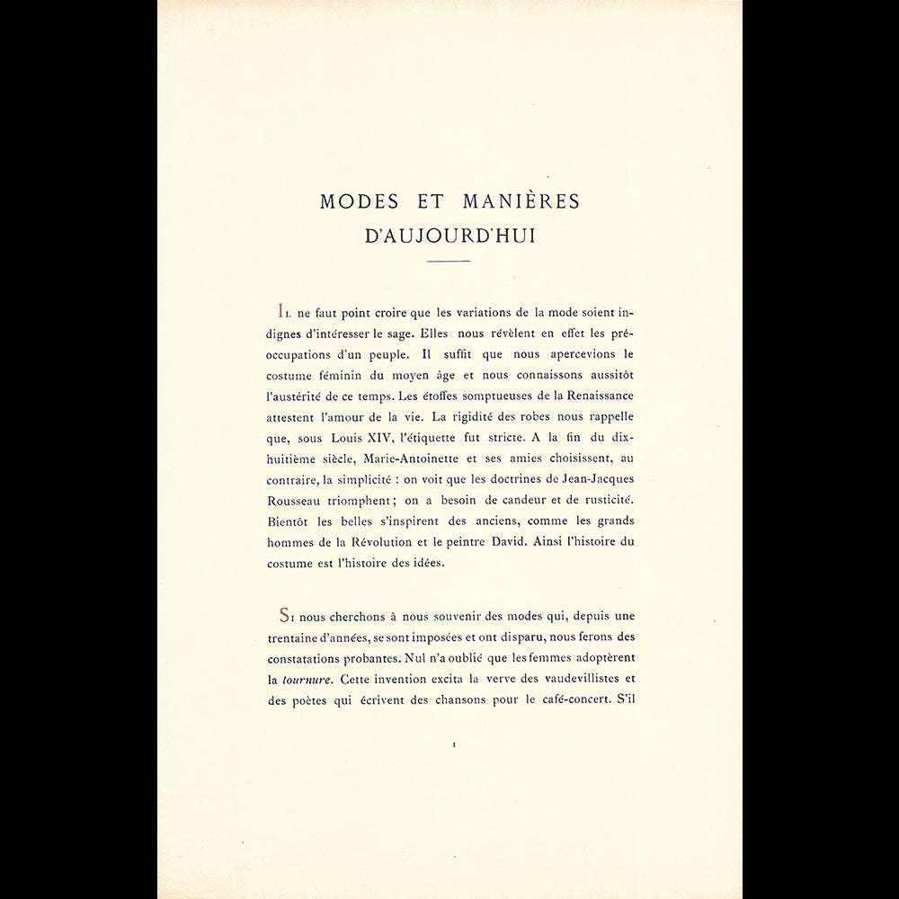 Modes et Manières d'aujourd'hui, par Charles Martin (1913)