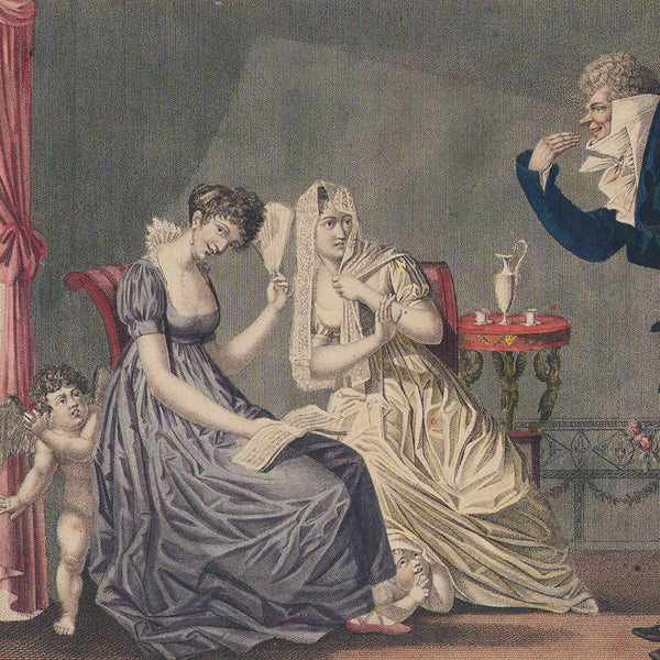 Martinet - Fi-donc!, caricature de la mode des incroyables (circa 1802)