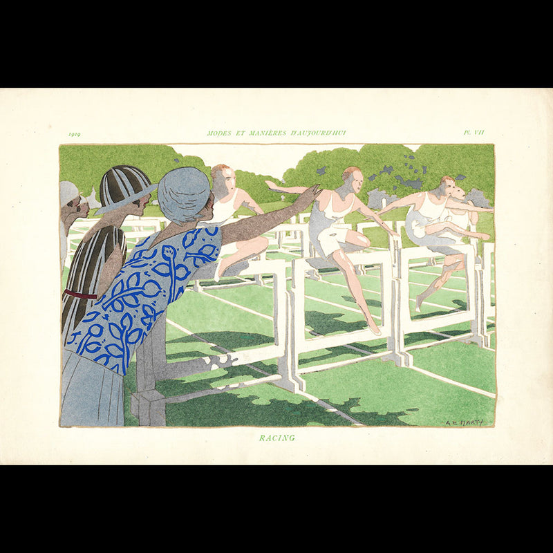 André Marty - Racing, planche de Modes et Manières d'Aujourd'hui (1919)