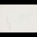 Massaro - Réunion de 25 dessins de chaussures (1973)