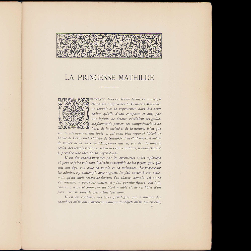 Catalogue des joyaux, colliers de perles, parures en perles brillants anciens, pierres de couleur, horloges ayant appartenu a S.A.I. Madame la Princesse Mathilde (1904)