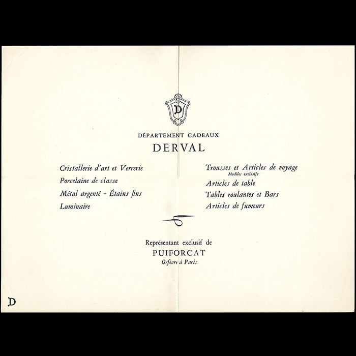 Mauboussin - Invitation de la maison de joaillerie pour l'Exposition de fin d'année à Casablanca (circa 1930s)