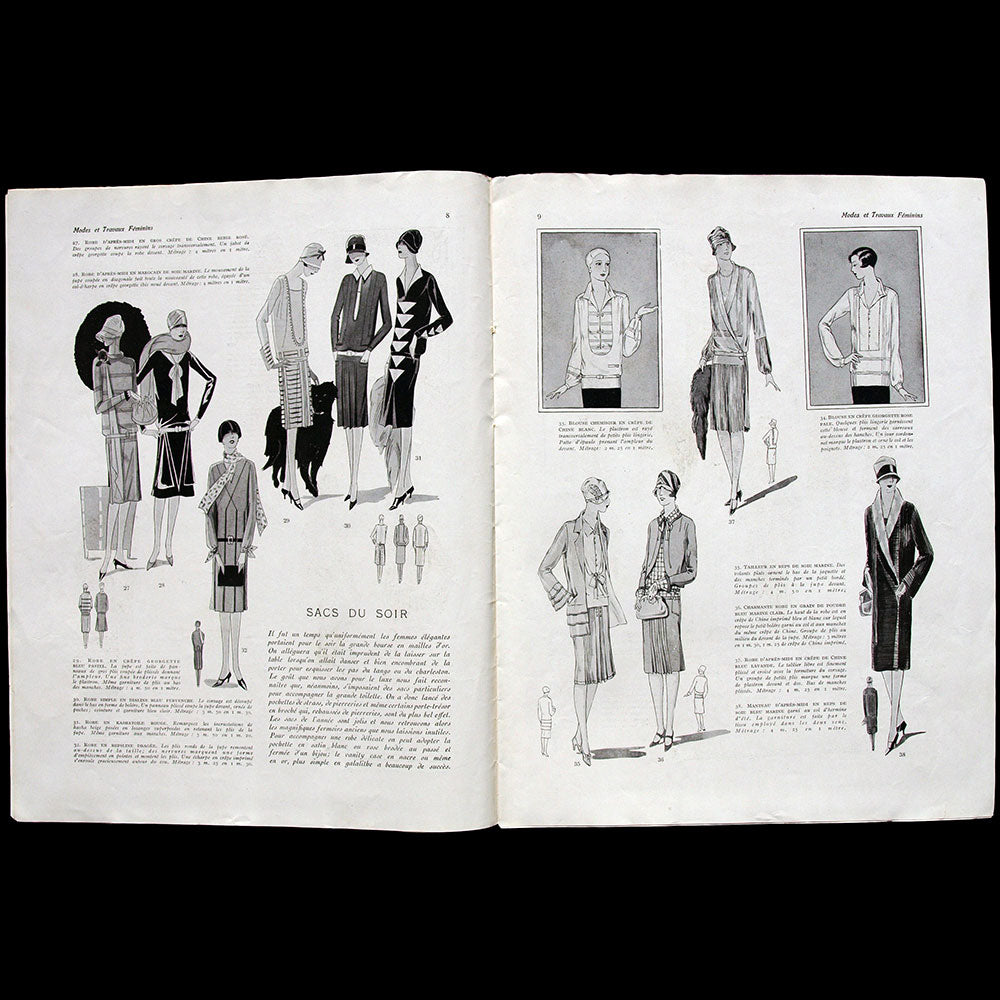 Modes et Travaux, 15 mai 1927, couverture de BES d'un modèle de Philippe & Gaston