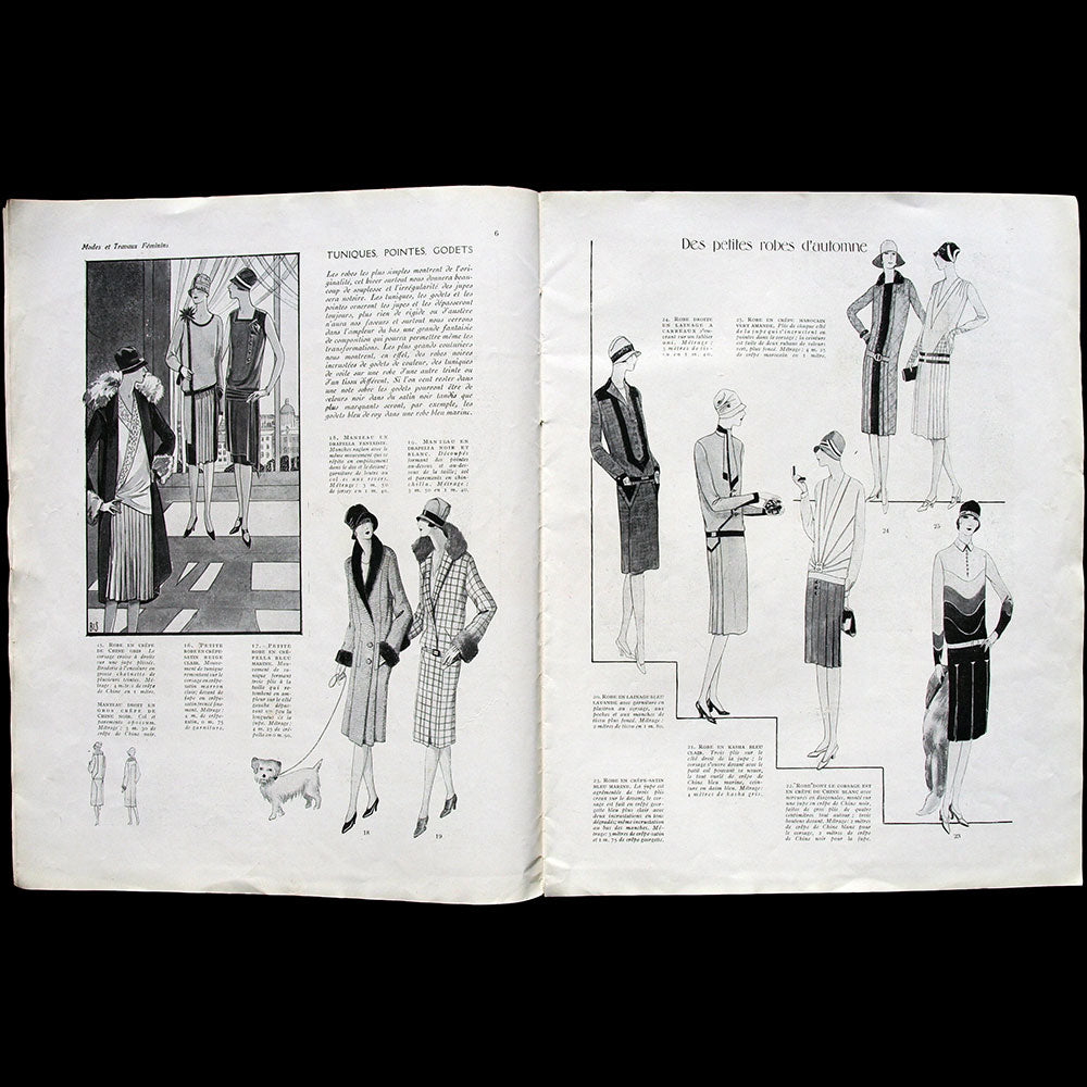 Modes et Travaux, 1er septembre 1927, couverture de BES d'un modèle d'Aine-Montaillé