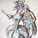 Mondhare - Collection de la Parure des Dames - Les Bon Amis ou le Plaisir de la Danse (circa 1782)