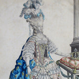Mondhare - Collection de la Parure des Dames - Marie-Antoinette en Habit de Cour (circa 1782)