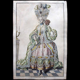 Mondhare - Collection de la Parure des Dames - La Toilette pour le Bal (circa 1782)