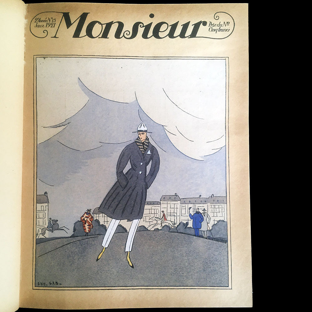 Monsieur, Revue des élégances - Réunion des 12 livraisons de 1921