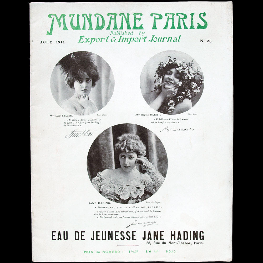Mundane Paris, n°20, July 1911