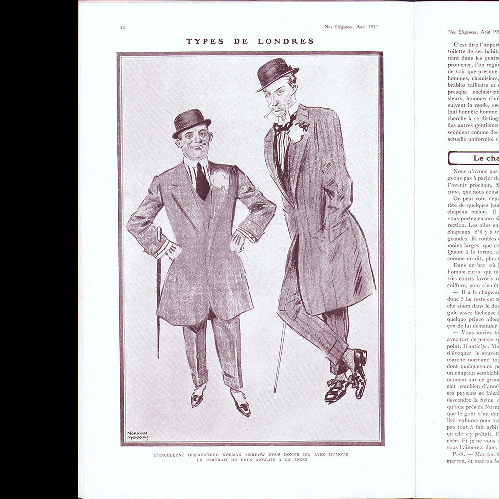 Nos Elégances & la Mode Masculine, n°1 (1911, août)