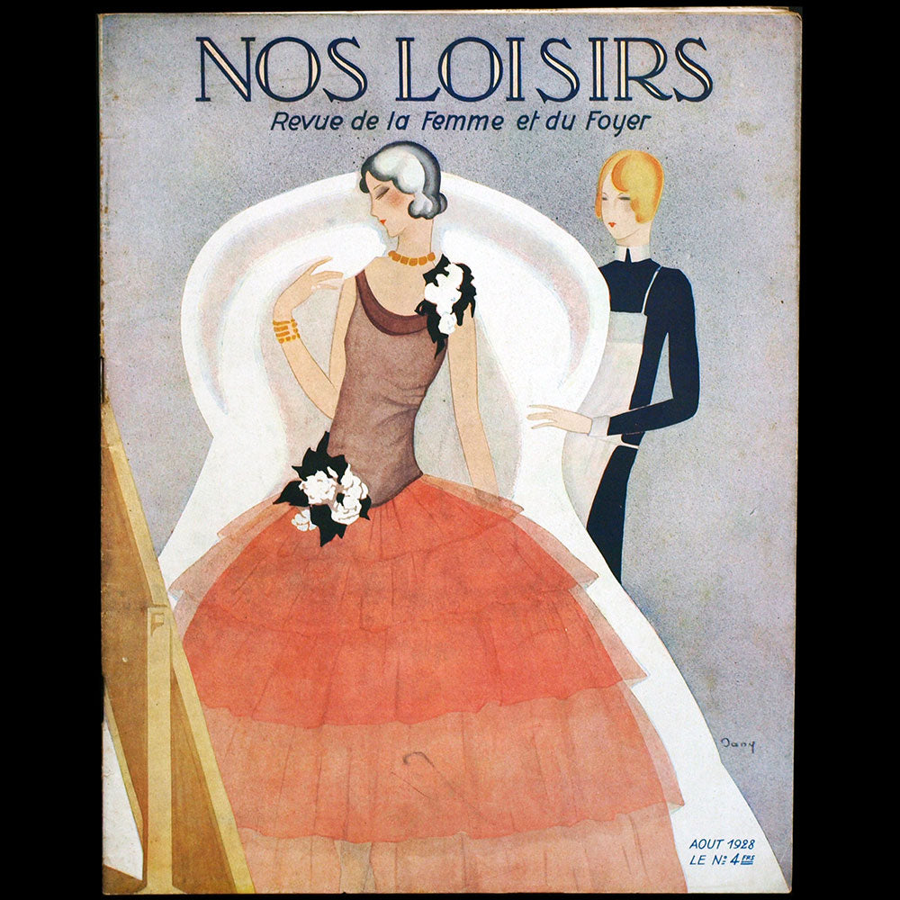 Nos Loisirs, (août 1928), couverture de Dany