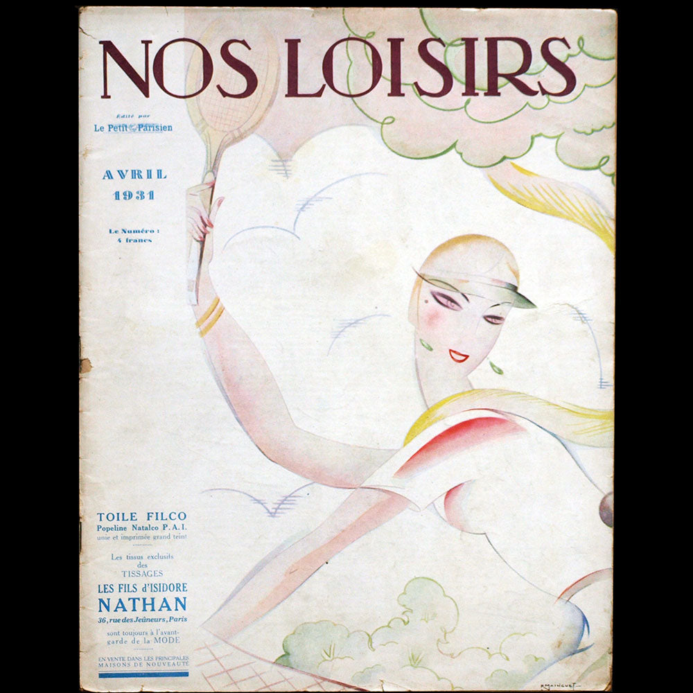 Nos Loisirs, (avril 1931), couverture de Mainguet