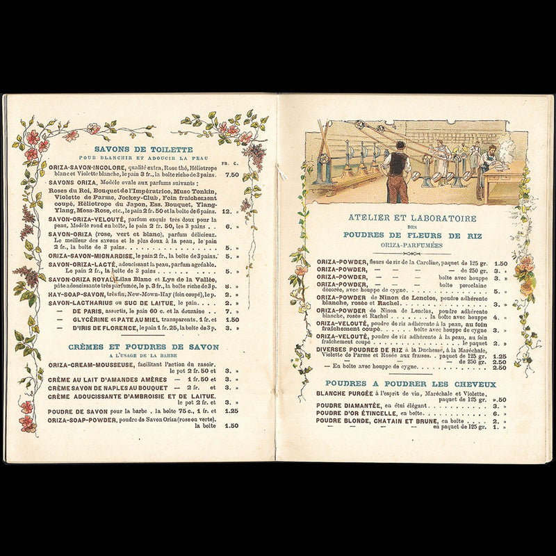Parfumerie Oriza - Catalogue bijou de la parfumerie L. Legrand (circa 1890)