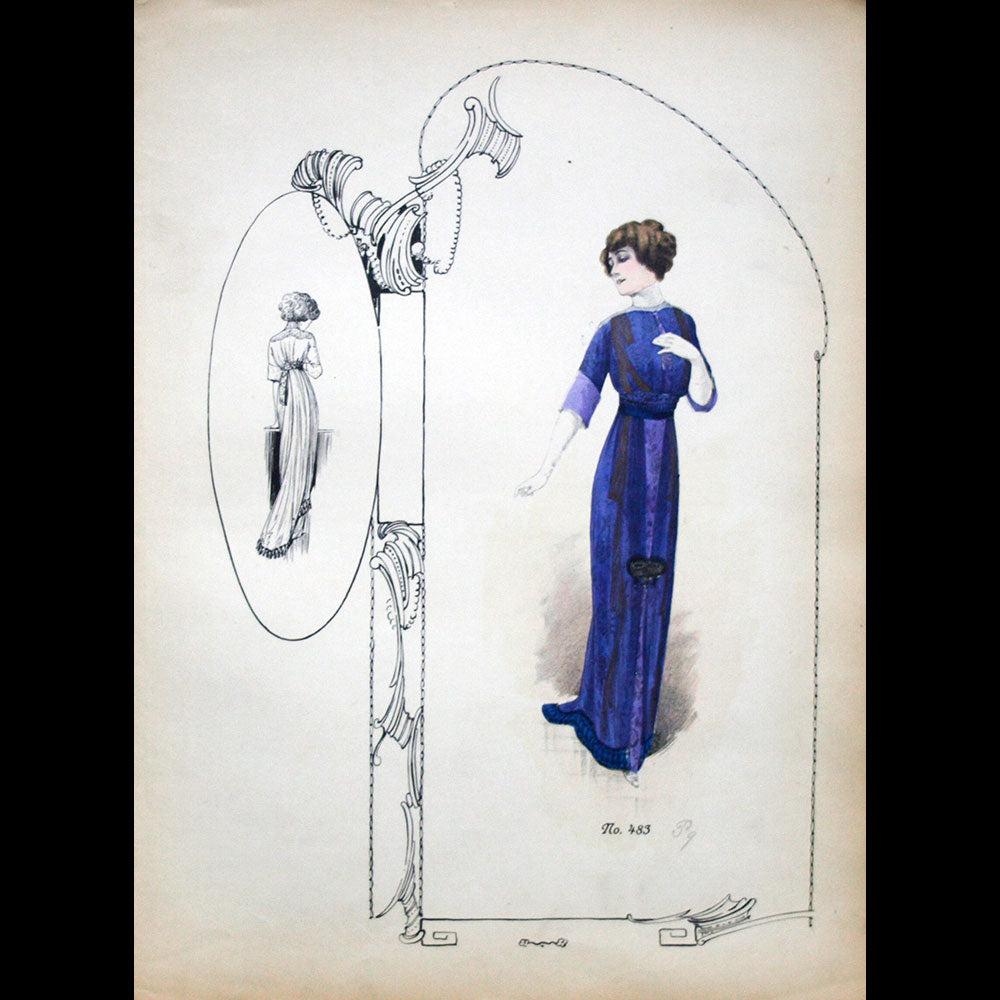 Paquin - Ensemble de 8 gravures (circa 1910)