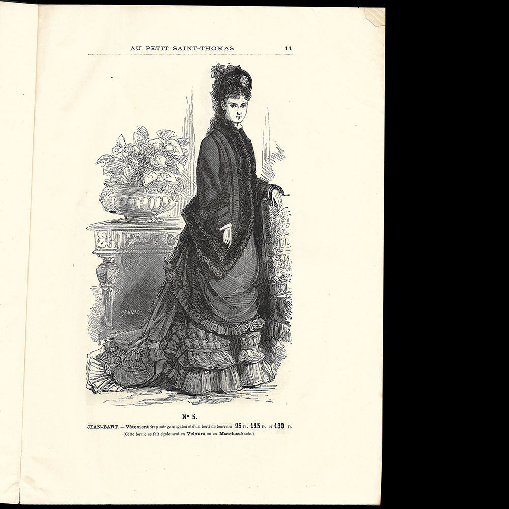 Au Petit Saint-Thomas - Confections et Costumes, catalogue Hiver 1875-1876