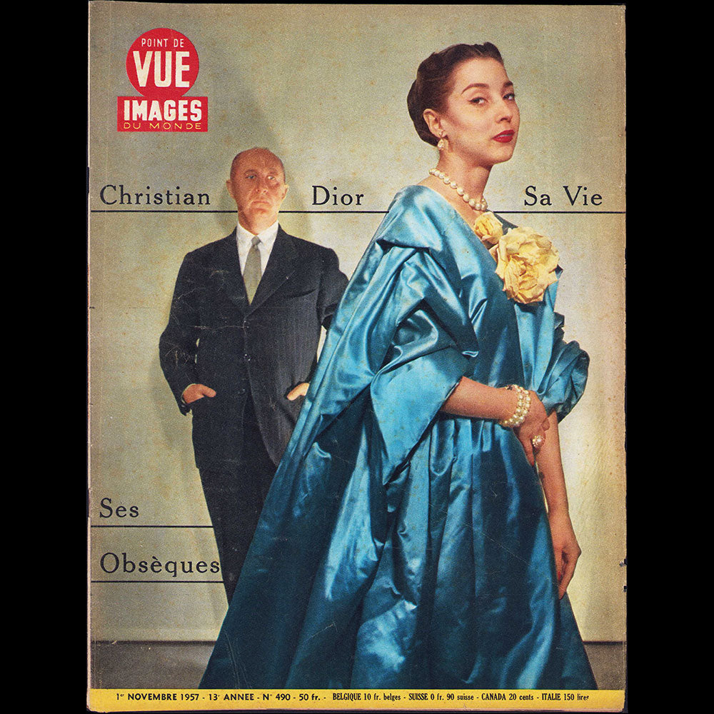 Point de Vue, 1er novembre 1957 - Christian Dior, sa vie, ses obsèques