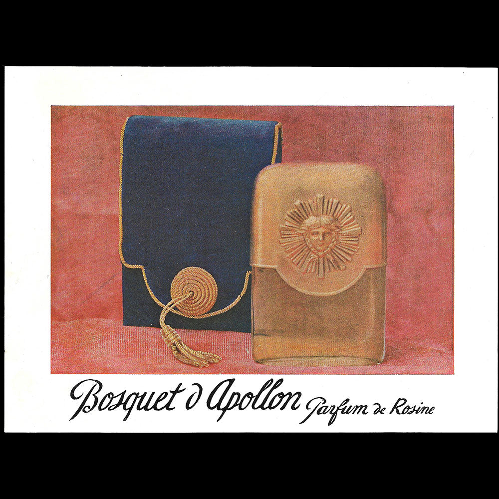 Paul Poiret - Flyer for Le Bosquet d'Apollon, Rosine Perfumes (c. 1922)