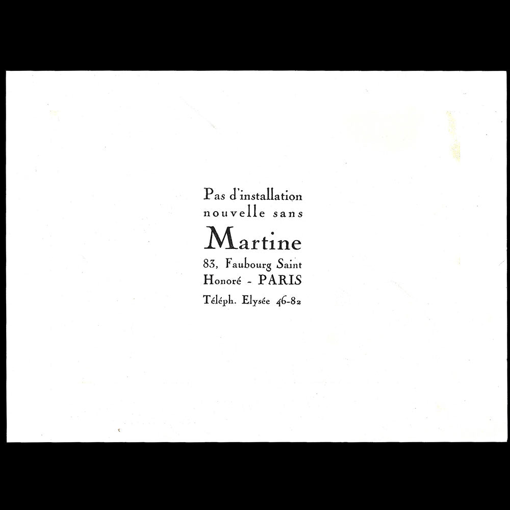 Paul Poiret - Flyer for Le Bosquet d'Apollon, Rosine Perfumes (c. 1922)