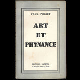 Poiret - Art et Phynance, mémoires de Paul Poiret (1934)