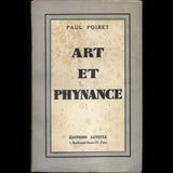 Poiret - Art et Phynance, mémoires de Paul Poiret, avec envoi (1934)