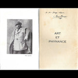 Poiret - Art et Phynance, mémoires de Paul Poiret, avec envoi (1934)