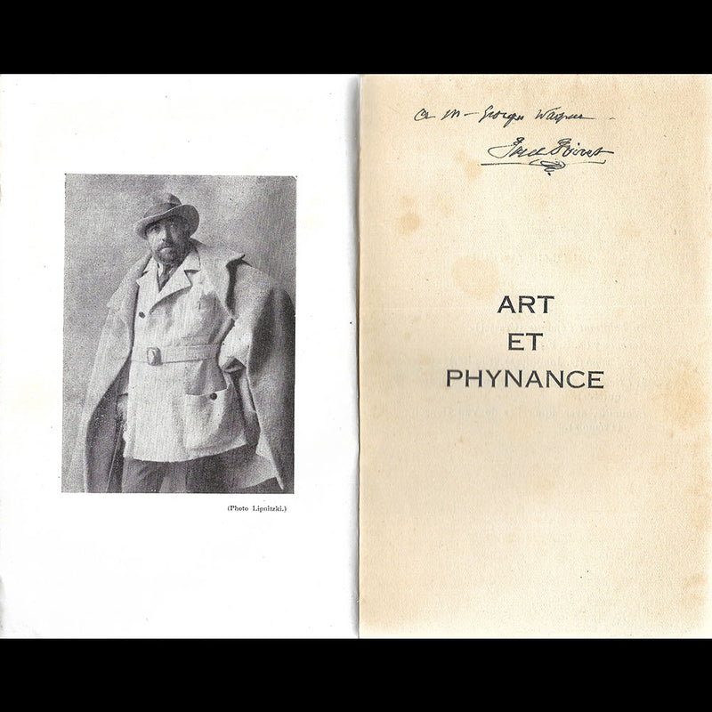 Poiret - Art et Phynance, mémoires de Paul Poiret, avec envoi (1934)
