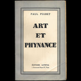 Poiret - Art et Phynance, mémoires de Paul Poiret, avec envoi (1934)