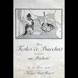 Paul Poiret - Les Festes de Bacchus données au Butard, invitation (1912)
