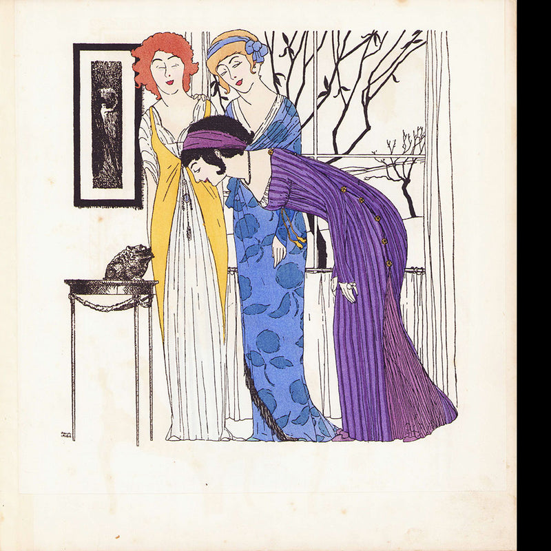 Poiret - Les Robes de Paul Poiret racontées par Paul Iribe, avec envoi autographe signé de Paul Poiret (1908)