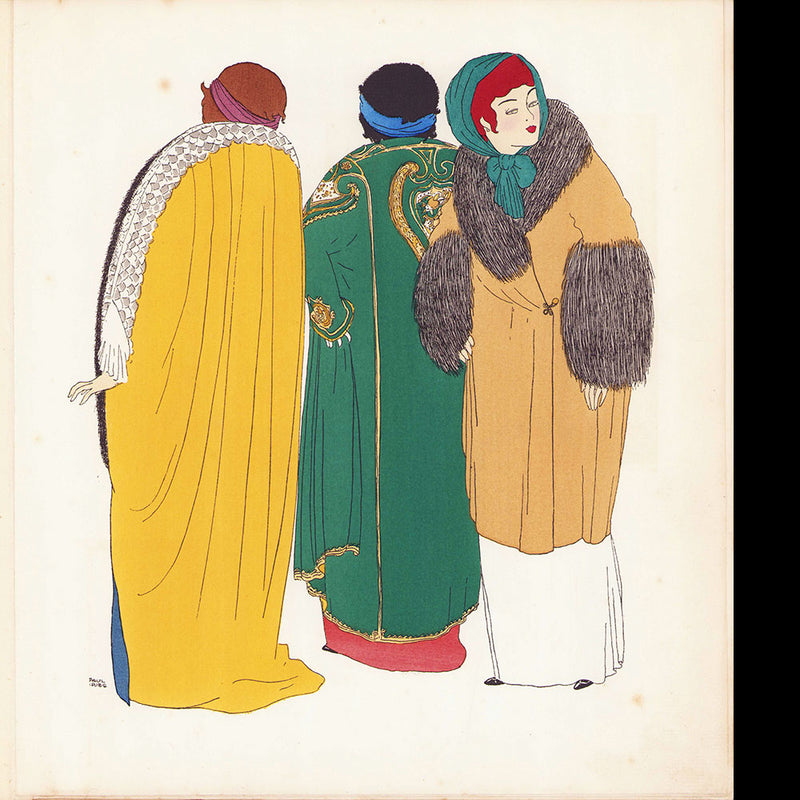 Poiret - Les Robes de Paul Poiret racontées par Paul Iribe, avec envoi autographe signé de Paul Poiret (1908)