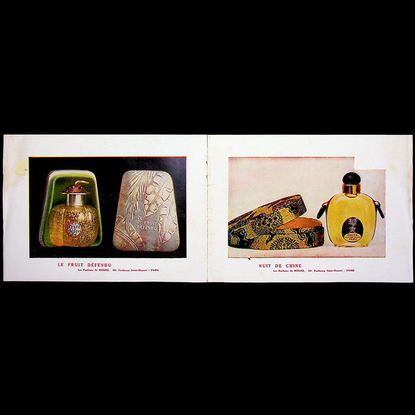 Paul Poiret - le Fruit Défendu et Nuit de Chine, parfums de Rosine (circa 1920)