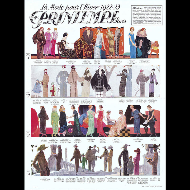 Le Printemps - La Mode pour l'hiver 1922-1923