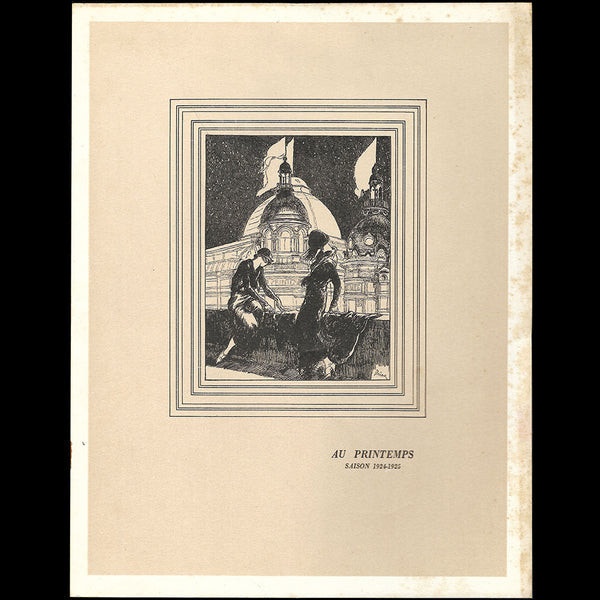 Le Printemps - La Fourrure au Printemps, illustrations de Drian (1924)