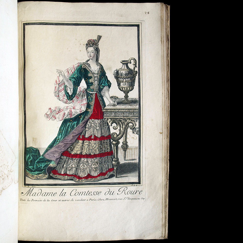 Recueil de planches de modes du XVIIème et du XVIIIème siècle (circa 1690-1710)