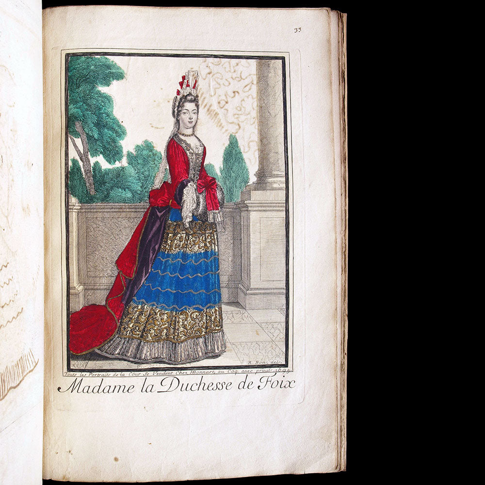 Recueil de planches de modes du XVIIème et du XVIIIème siècle (circa 1690-1710)
