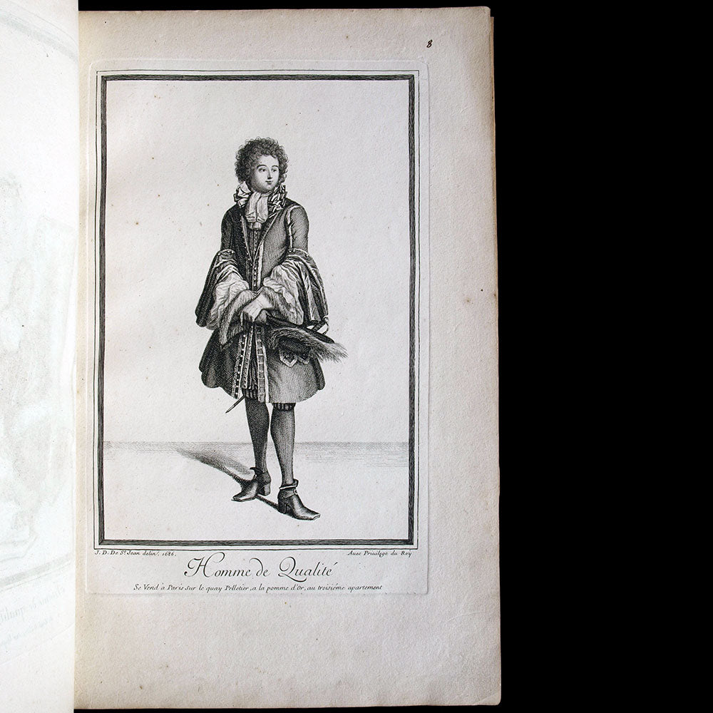 Recueil de planches de modes du XVIIème et du XVIIIème siècle (circa 1690-1710)