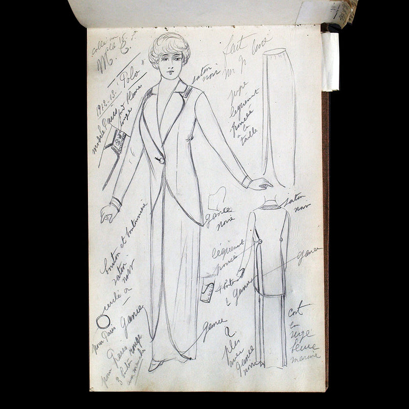 Redfern - Ensemble de dessins de 19 modèles pour l'hiver 1912-1913