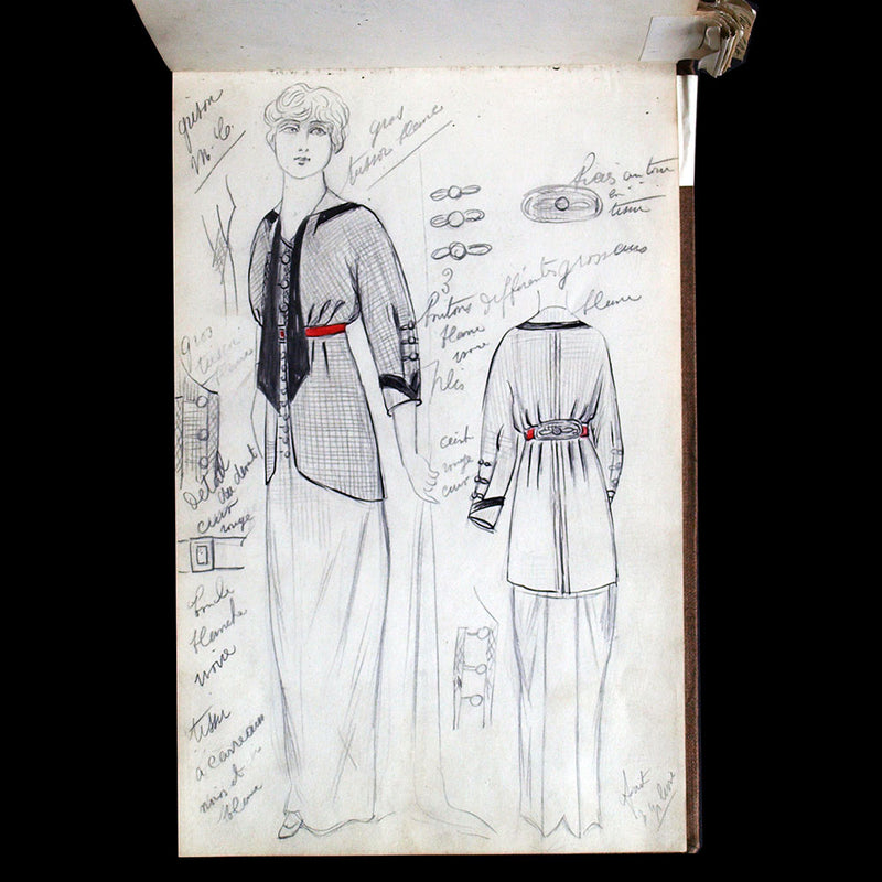 Redfern - Ensemble de dessins de 19 modèles pour l'hiver 1912-1913