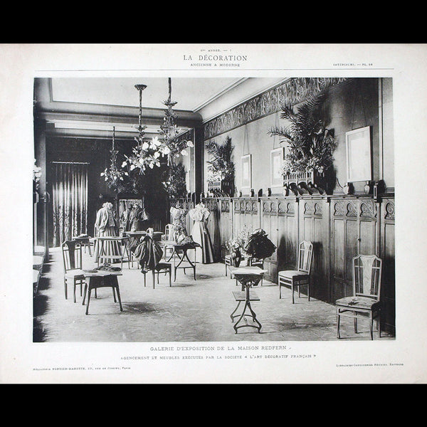 Redfern & sons - Galerie d'exposition, 242, rue de Rivoli à Paris (1898)