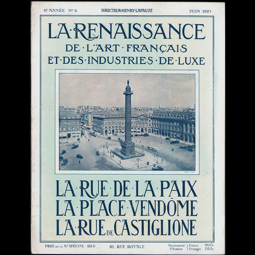 La Renaissance de l'Art Français et des Industries du Luxe (1923)