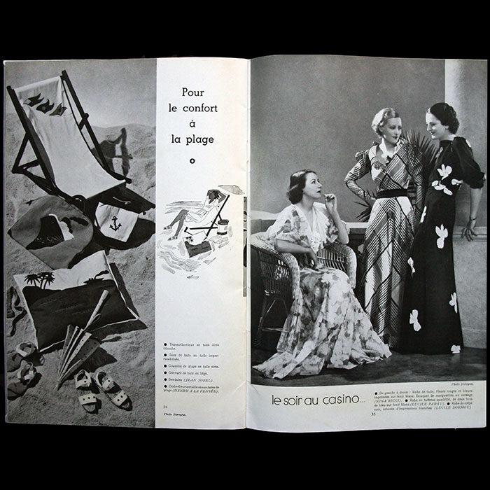 Rester Jeune, Août 1935, couverture de Georges Saad