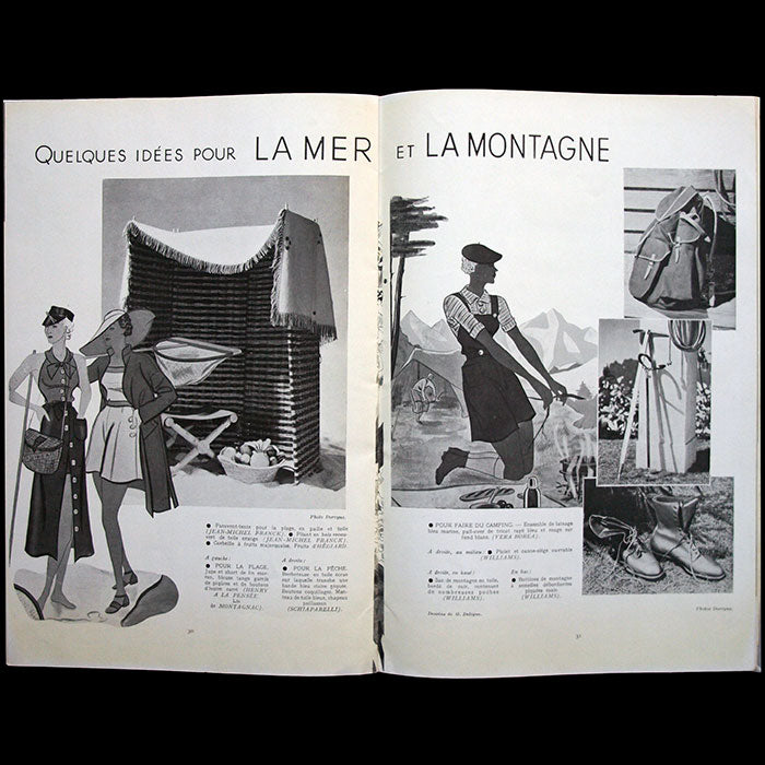 Rester Jeune, Août 1935, couverture de Georges Saad