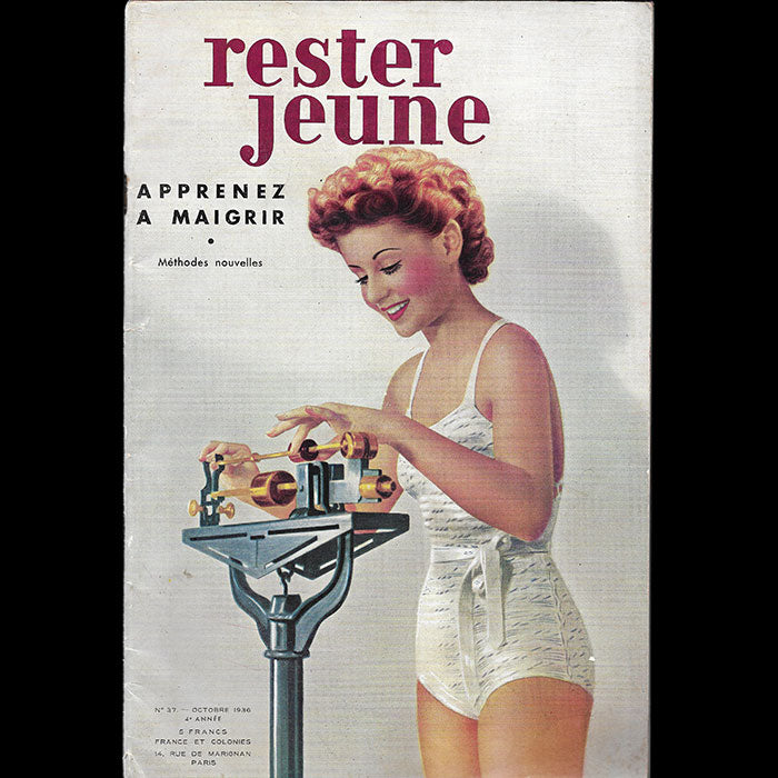 Rester Jeune, Octobre 1936, couverture de Dora Maar