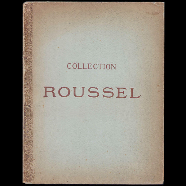 Catalogue de vente de la collection Roussel (1912)
