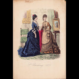Saint Petersbourg, 1875 - Réunion de 13 gravures de mode