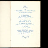 Succursale de luxe de la Samaritaine - Catalogue de lingerie, couverture de Pierre Mourgue  (1920s)