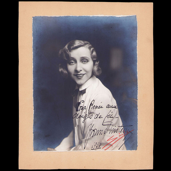 Lanvin - Yvonne Printemps, portrait par Sasha Stone (1929)