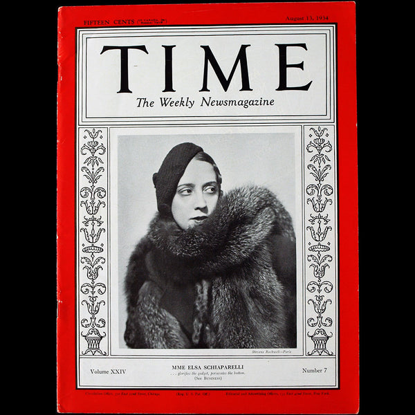 Time - Haute couture - Portrait de Schiaparelli (1934)