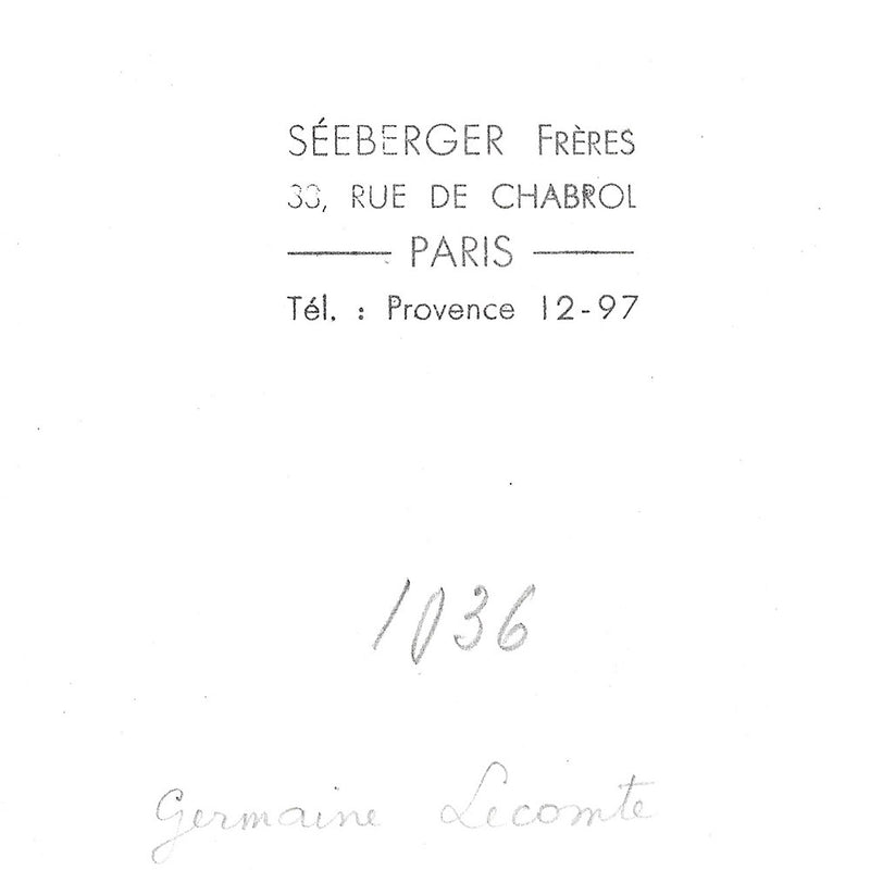 Frères Seeberger - Robe de Germaine Lecomte au polo de Bagatelle (1935)