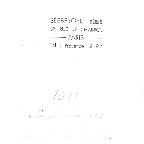Frères Seeberger - Ensembles de LouiseBoulanger au polo de Bagatelle (1935)